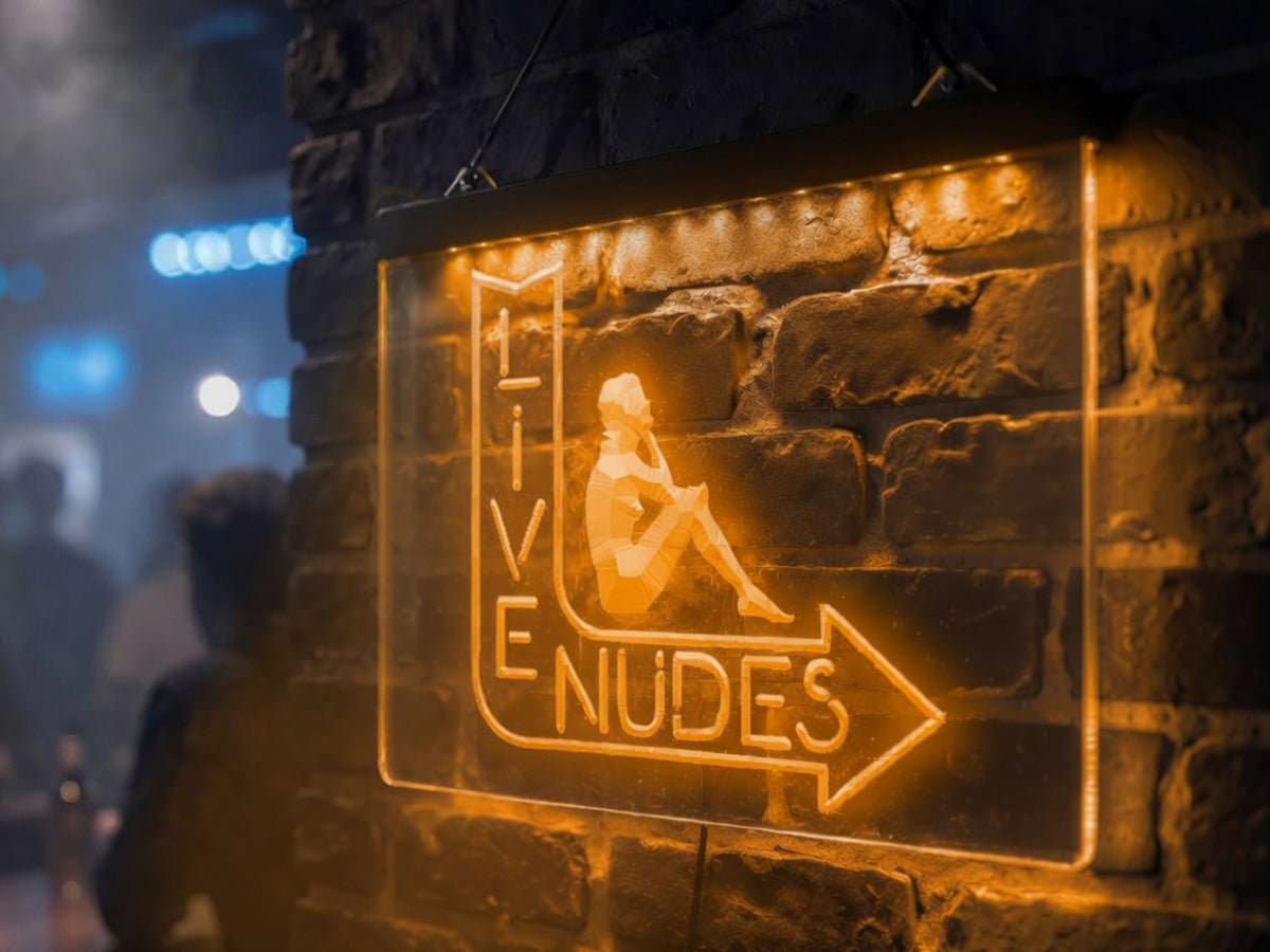 Live Nudes Illuminated Sign