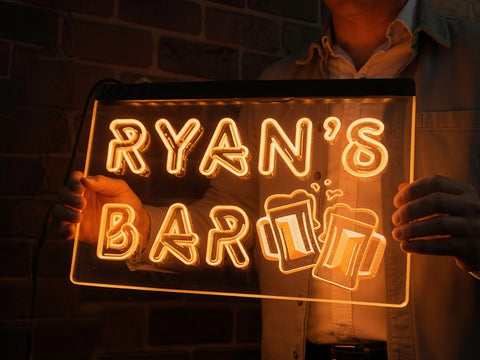 Image of Your Bar Personalized Illuminated Sign