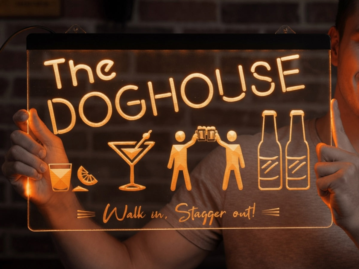 The Dog House Illuminated Sign