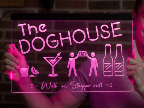 Image of The Dog House Illuminated Sign
