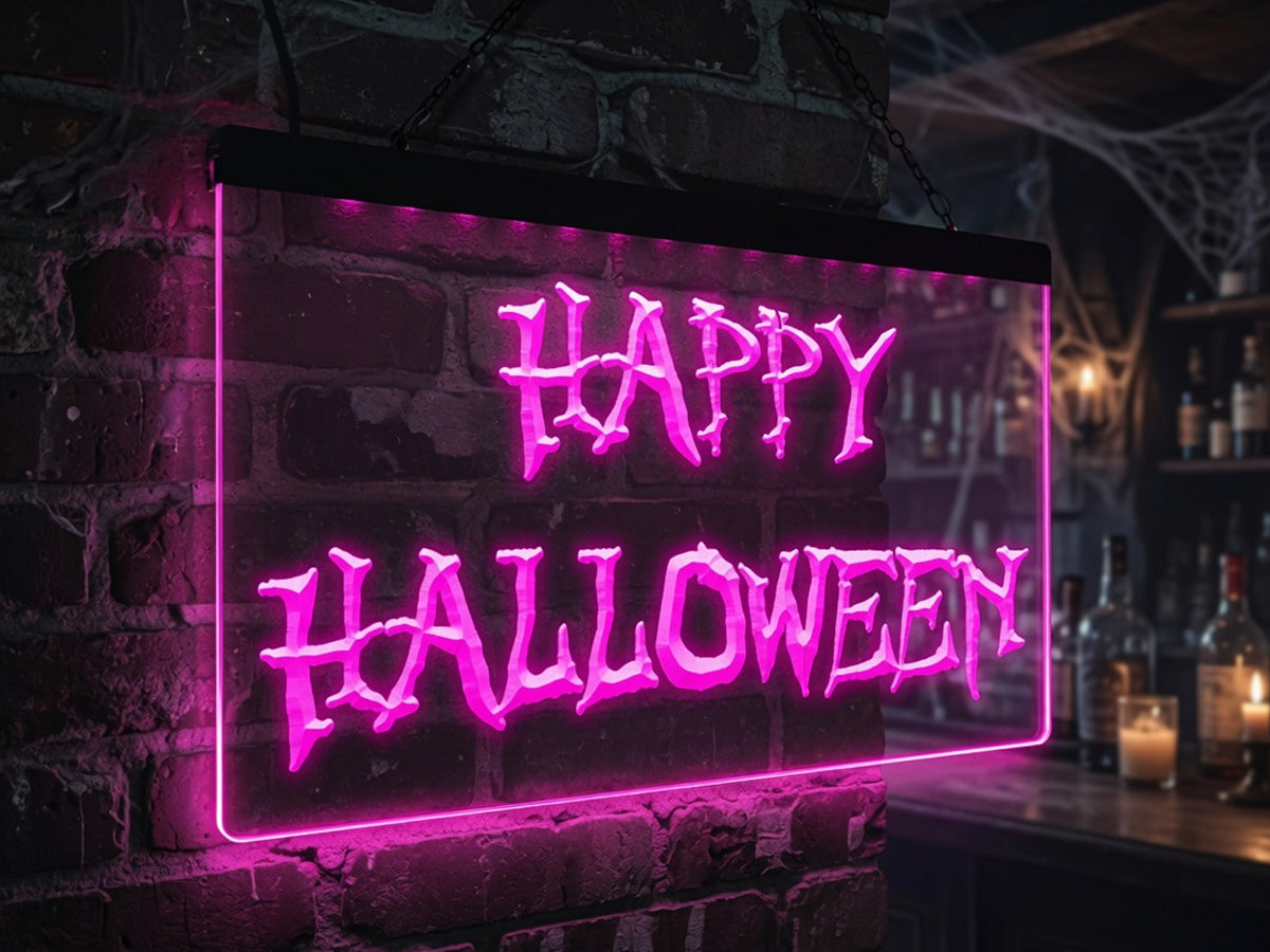 Happy Halloween Illuminated Sign
