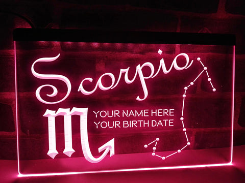 Image of Scorpio Astrology Illuminated Sign