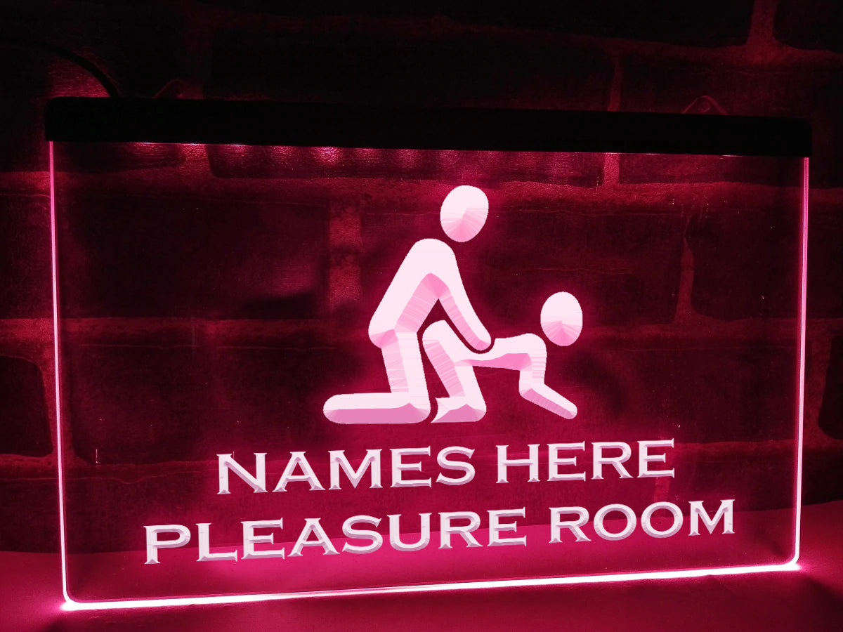 Pleasure Room Personalized LED Neon Sign