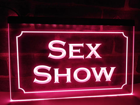 Image of Sex Show LED Neon Illuminated Sign