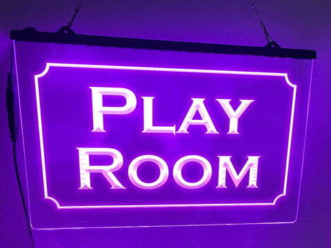 Image of Play Room LED Neon Illuminated Sign