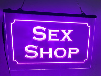 Sex Shop LED Neon Illuminated Sign