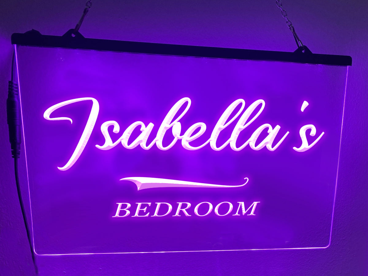 Personalized Bedroom LED Neon Illuminated Sign