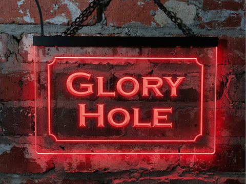 Image of Glory Hole LED Neon Illuminated Sign