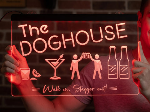 Image of The Dog House Illuminated Sign