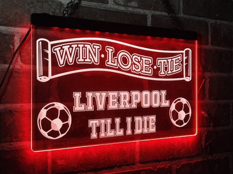 Image of Liverpool Till I Die Illuminated Sign