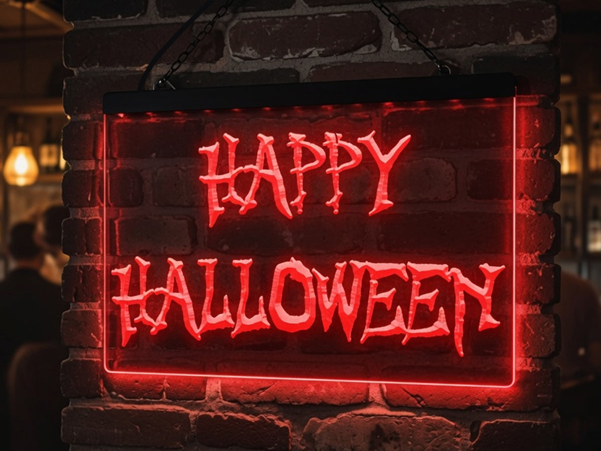 Happy Halloween Illuminated Sign