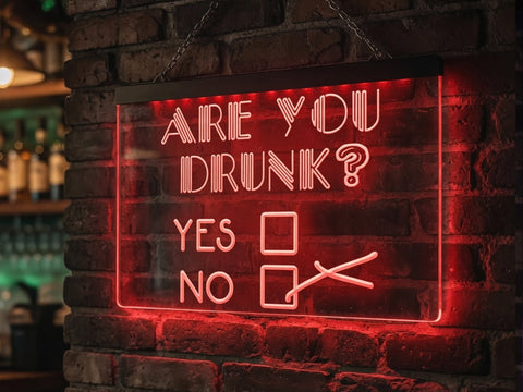 Image of Are You Drunk Illuminated Bar Sign