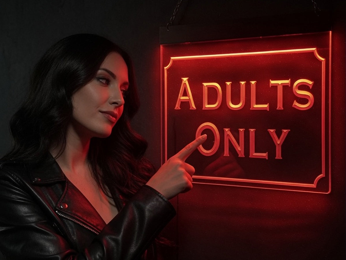 Adults Only LED Neon Illuminated Sign
