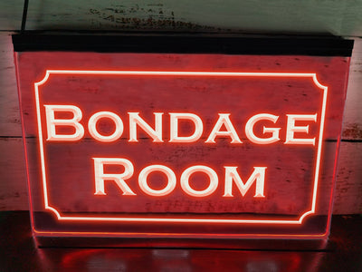 Bondage Room LED Neon Illuminated Sign