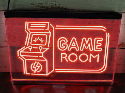 Arcade Game Room Illuminated Sign