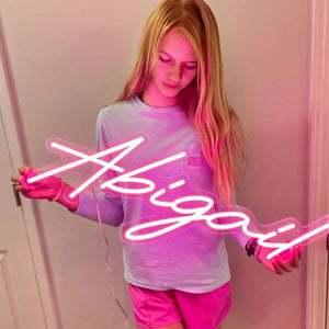 Personalized Kids Name Bedroom LED Neon Flex Sign