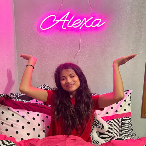 Image of Personalized Kids Name Bedroom LED Neon Flex Sign