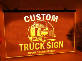custom truck driver sign