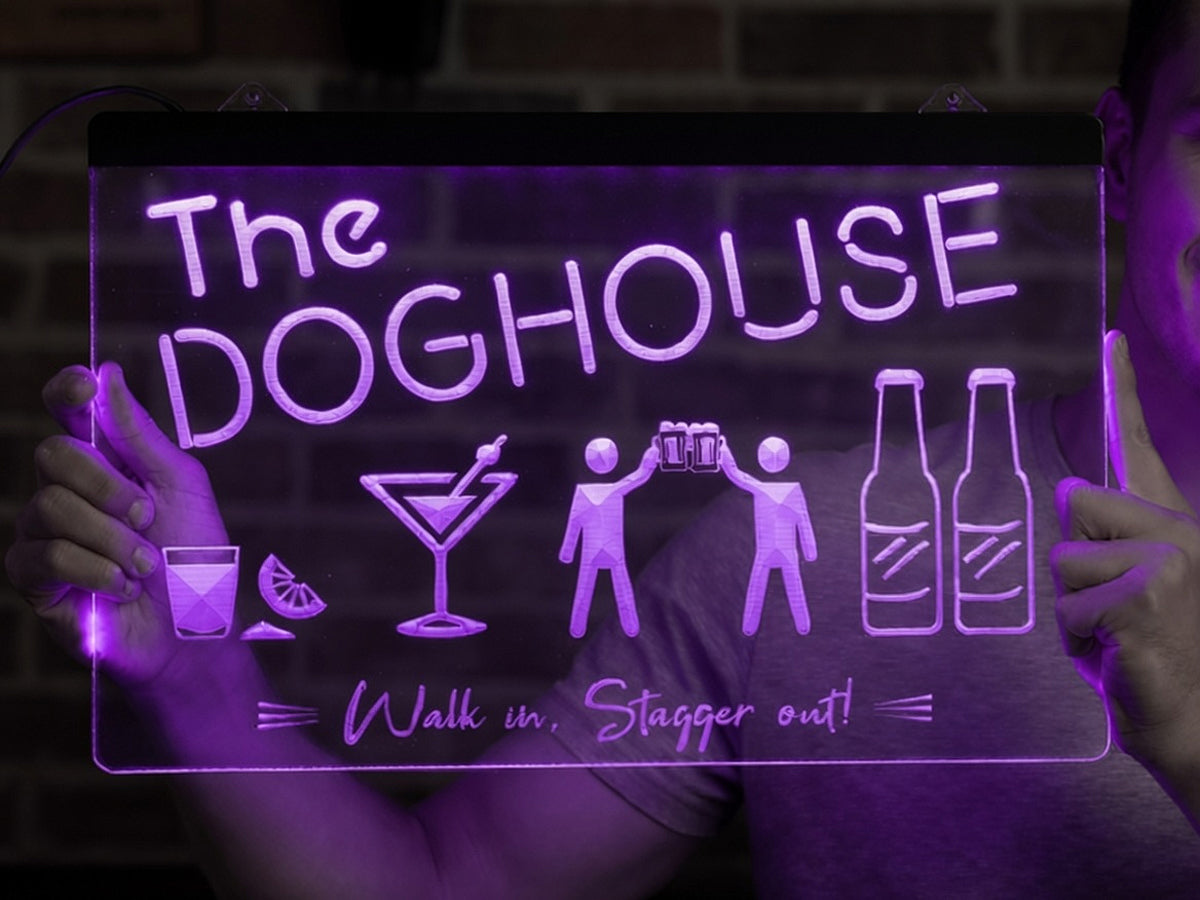 The Dog House Illuminated Sign