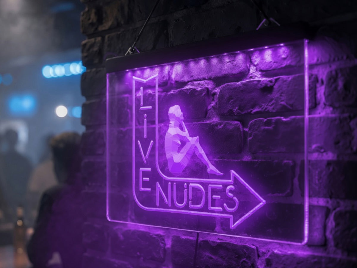 Live Nudes Illuminated Sign