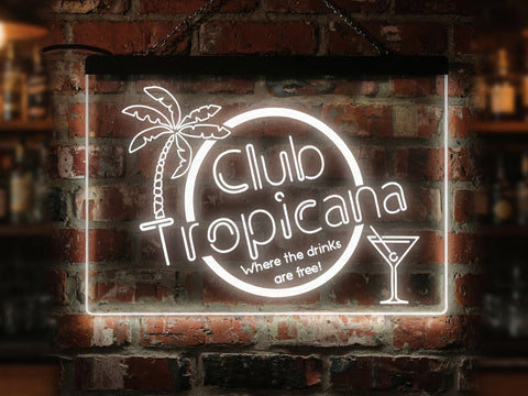 Image of Club Tropicana Illuminated LED Neon Bar Sign