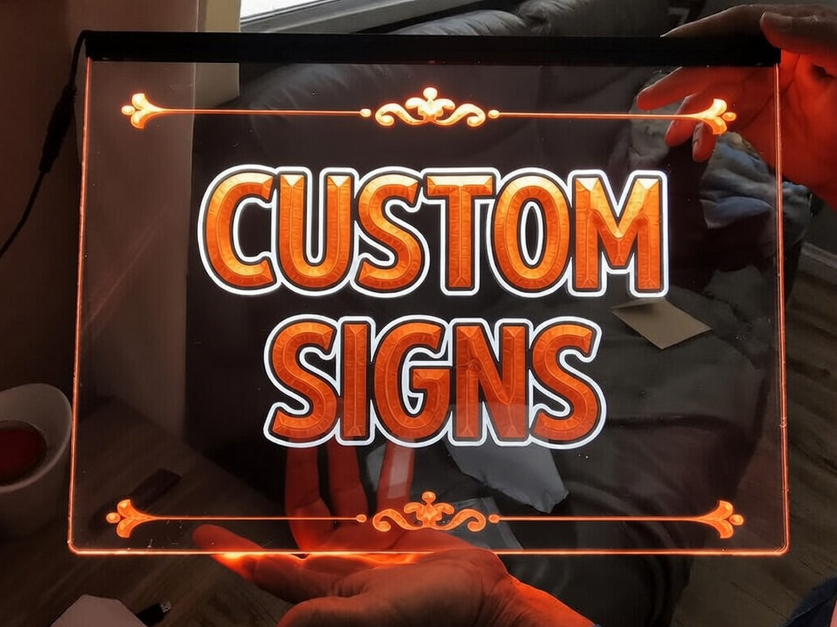 Your Design - Custom Two Tone Illuminated LED Neon Sign