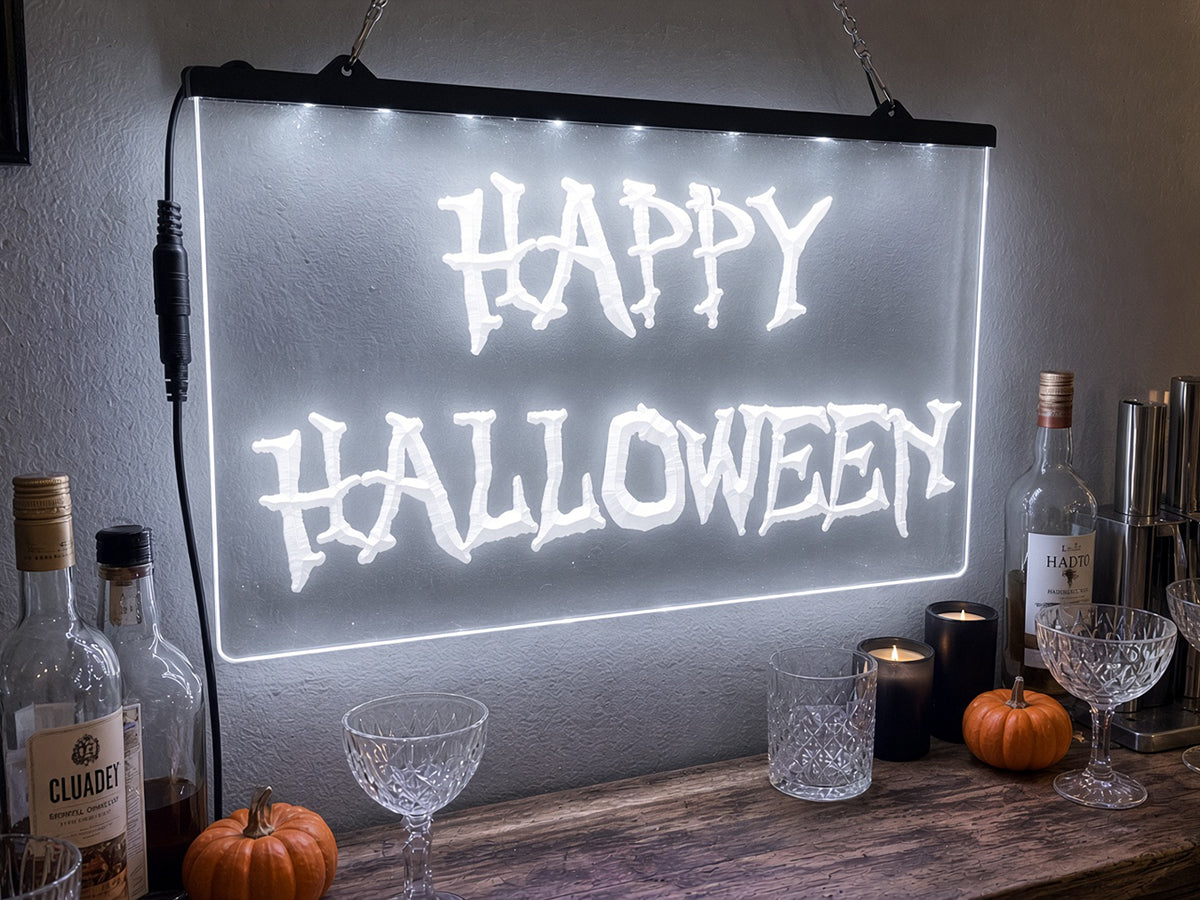 Happy Halloween Illuminated Sign