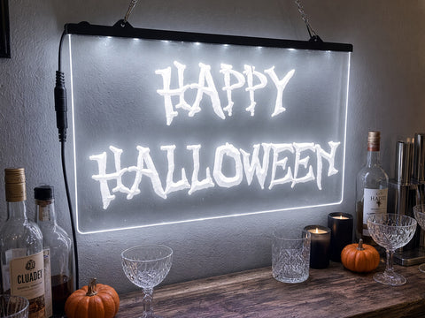 Image of Happy Halloween Illuminated Sign