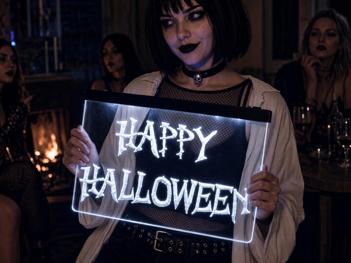 Happy Halloween Illuminated Sign