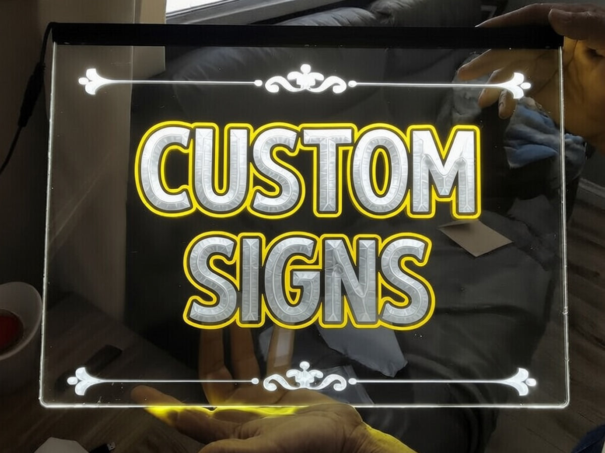 Your Design - Custom Two Tone Illuminated LED Neon Sign