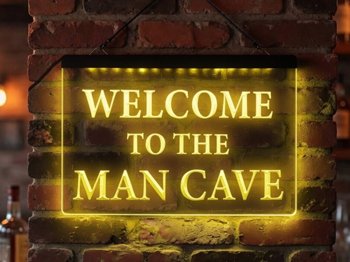 Man Cave Illuminated Sign