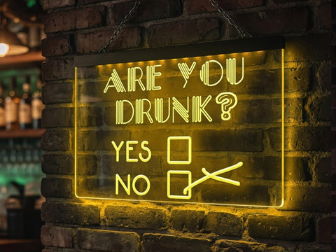 Image of Are You Drunk Illuminated Bar Sign