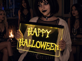 Happy Halloween Illuminated Sign