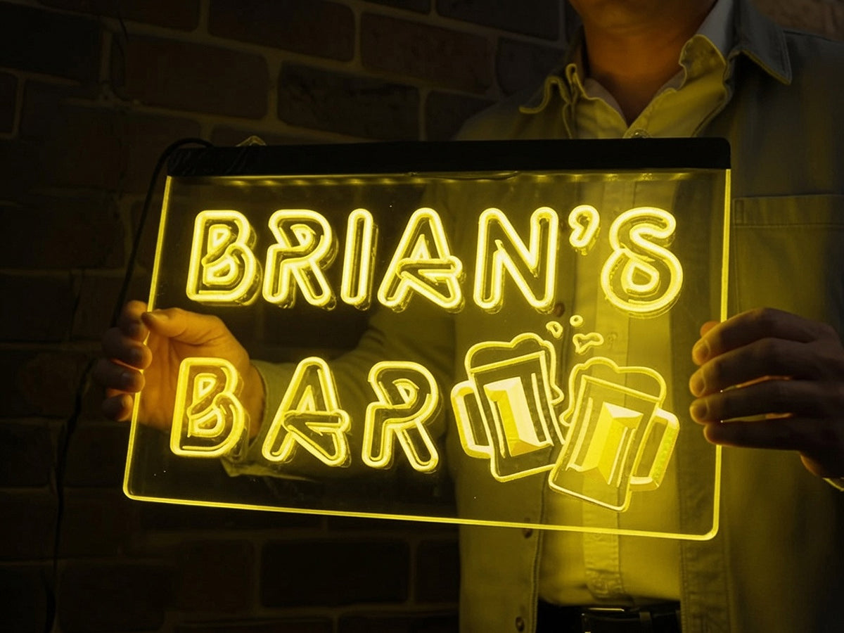 Your Bar Personalized Illuminated Sign