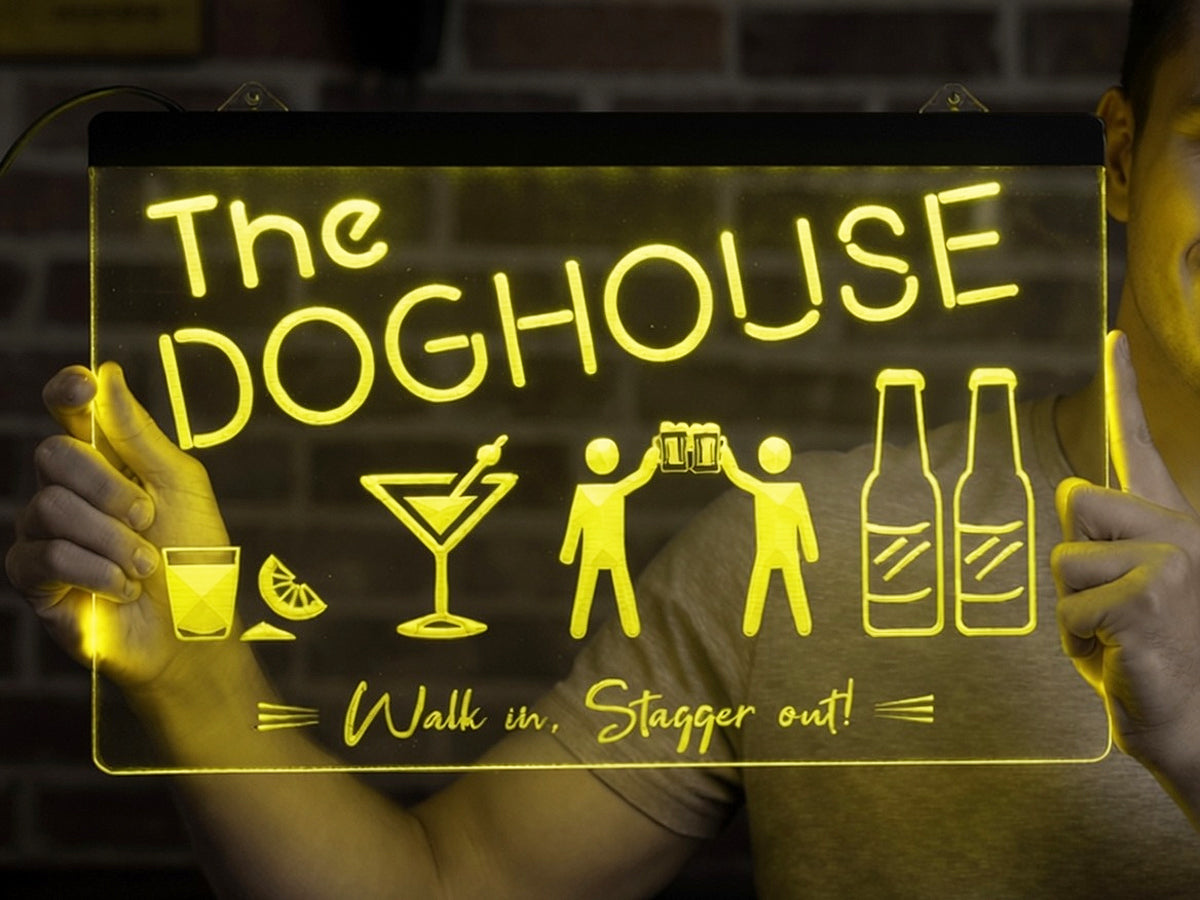 The Dog House Illuminated Sign