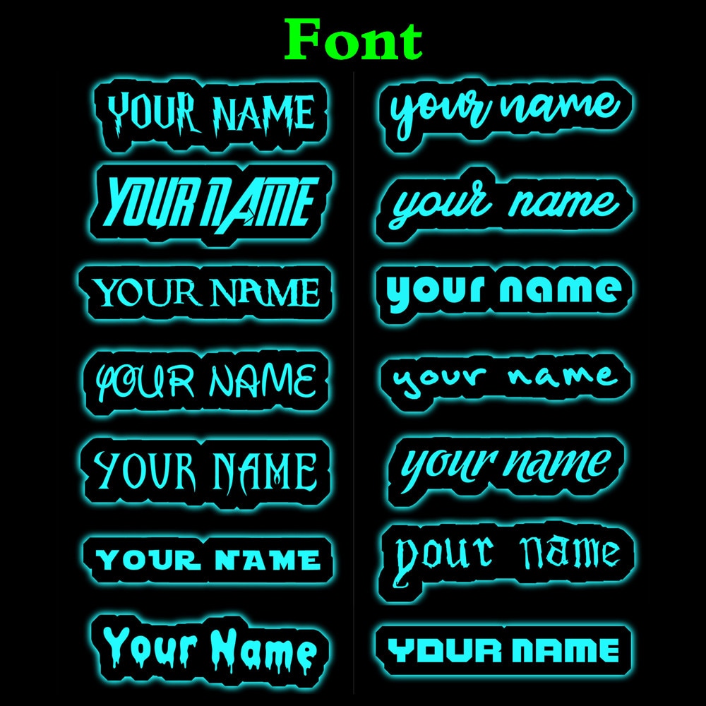 Personalized LED Neon Wooden Sign - Custom Name / Handle / Gamer Tag