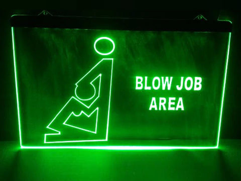 Image of BJ Area Funny Illuminated Sign