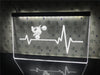 Motocross Heartbeat Illuminated Sign