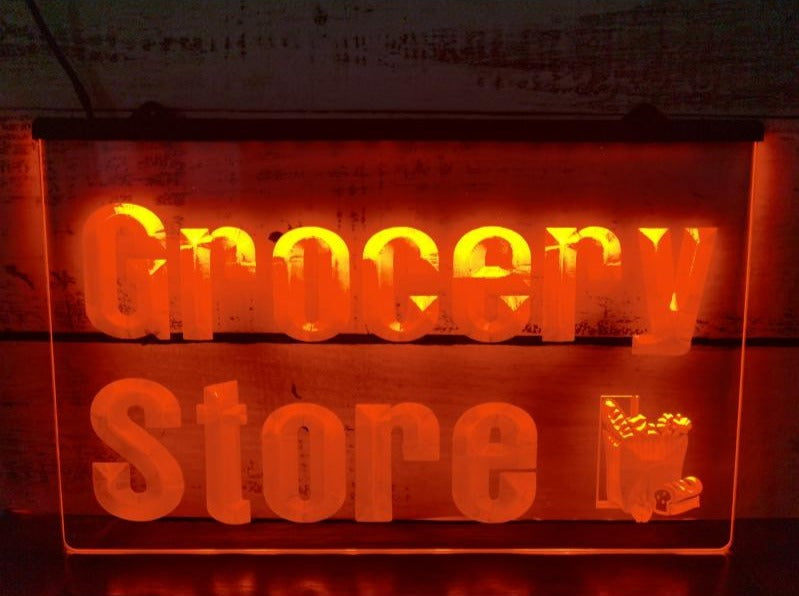 Grocery Store Illuminated LED Neon Sign