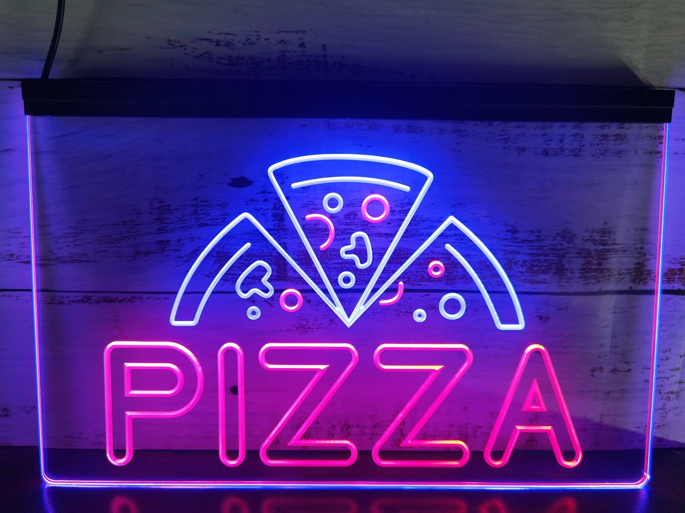 Pizza Two Tone Illuminated Sign