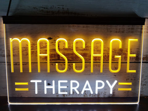 Image of Massage Therapy Two Tone Illuminated Window Sign