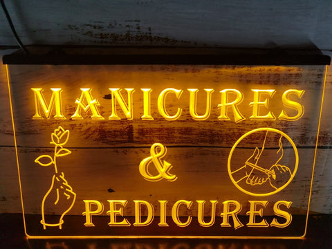 Image of Manicures and Pedicures Illuminated Sign