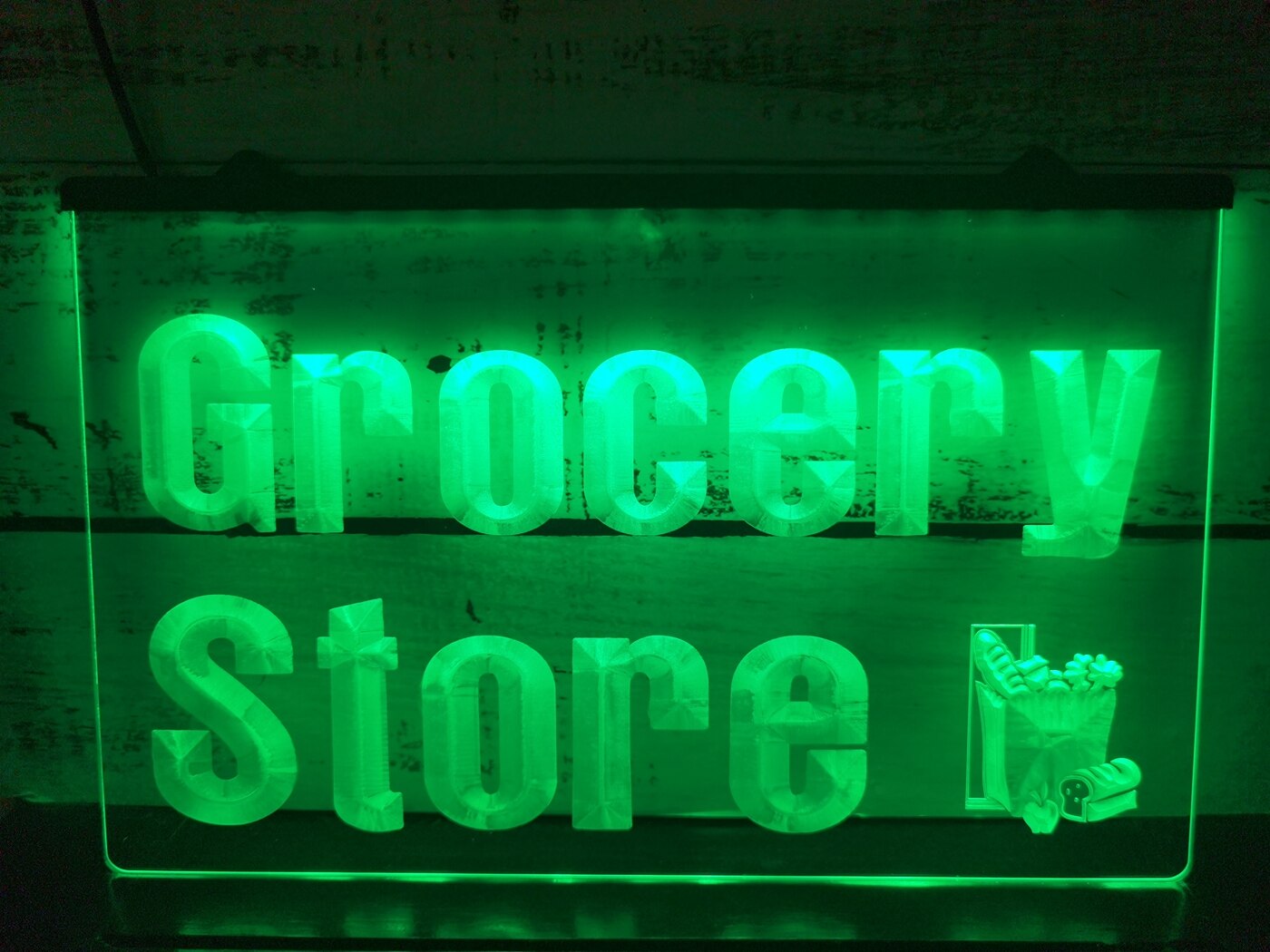 Grocery Store Illuminated LED Neon Sign