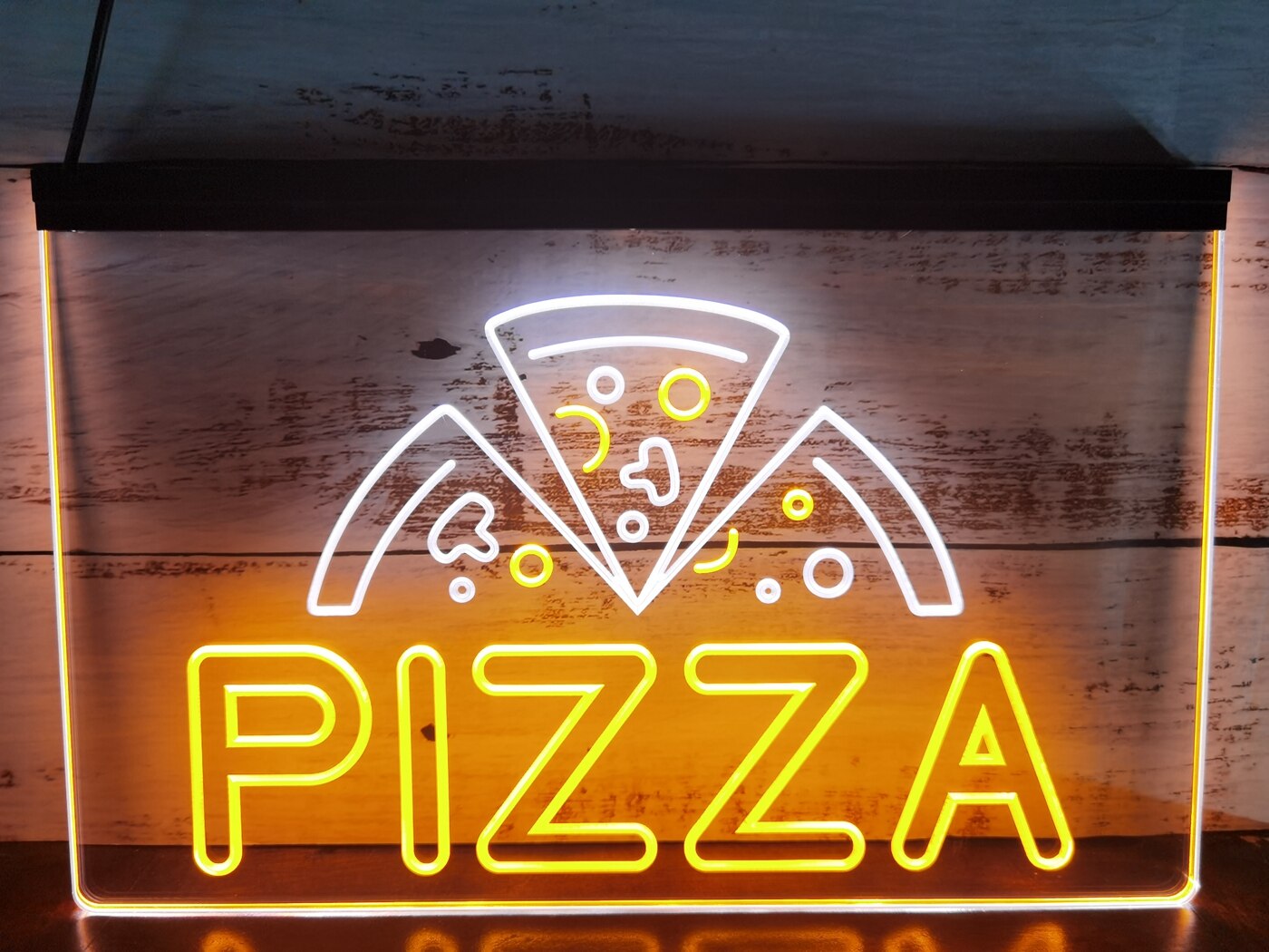 Pizza Two Tone Illuminated Sign