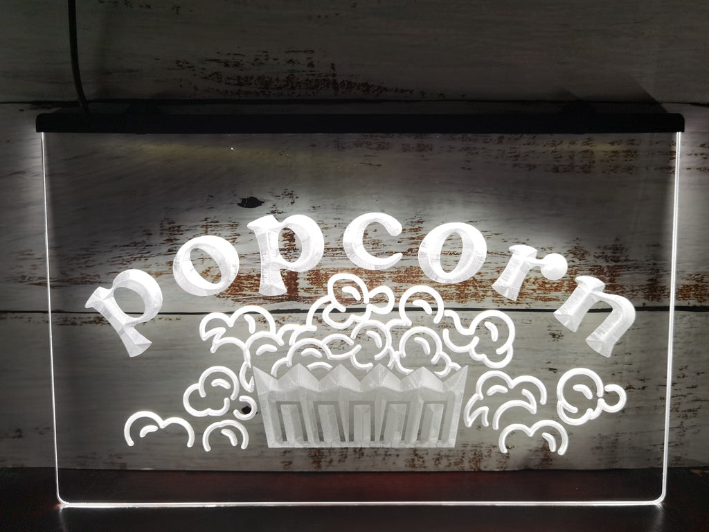 Popcorn Illuminated LED Neon Sign – Dope Neons