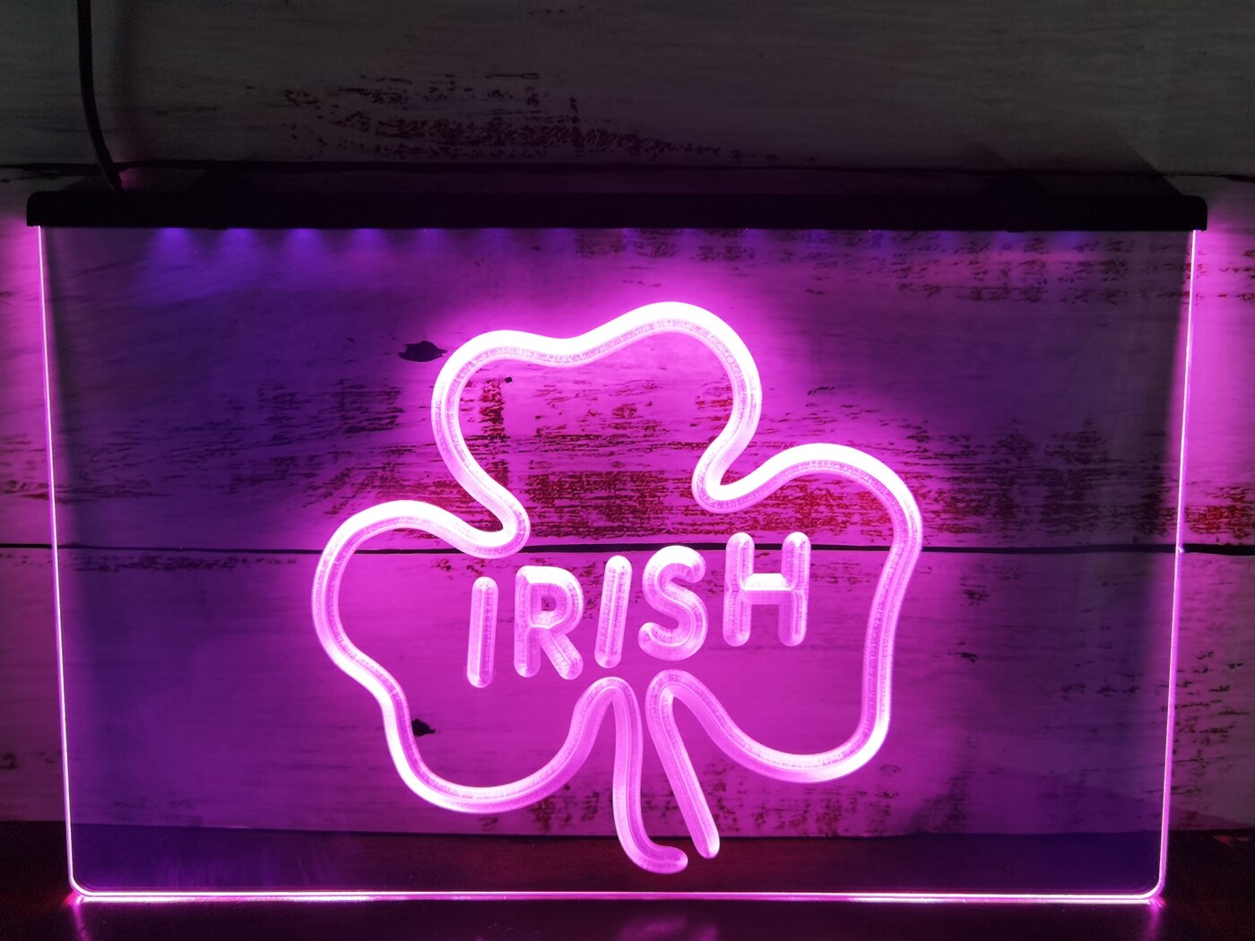 Irish Shamrock Illuminated Sign