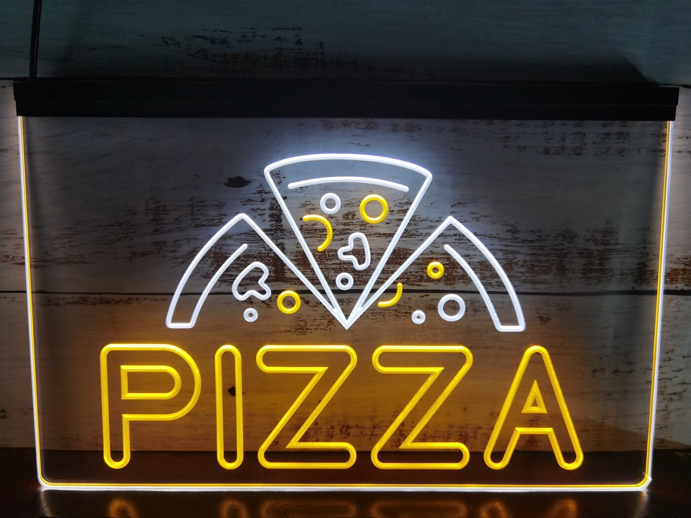 Pizza Two Tone Illuminated Sign