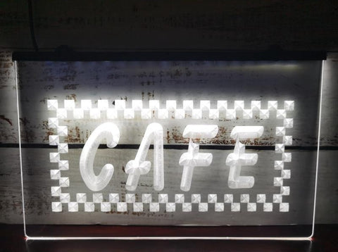 Image of Cafe Illuminated LED Neon Sign