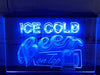 Ice Cold Beer on Tap Bar Illuminated Sign