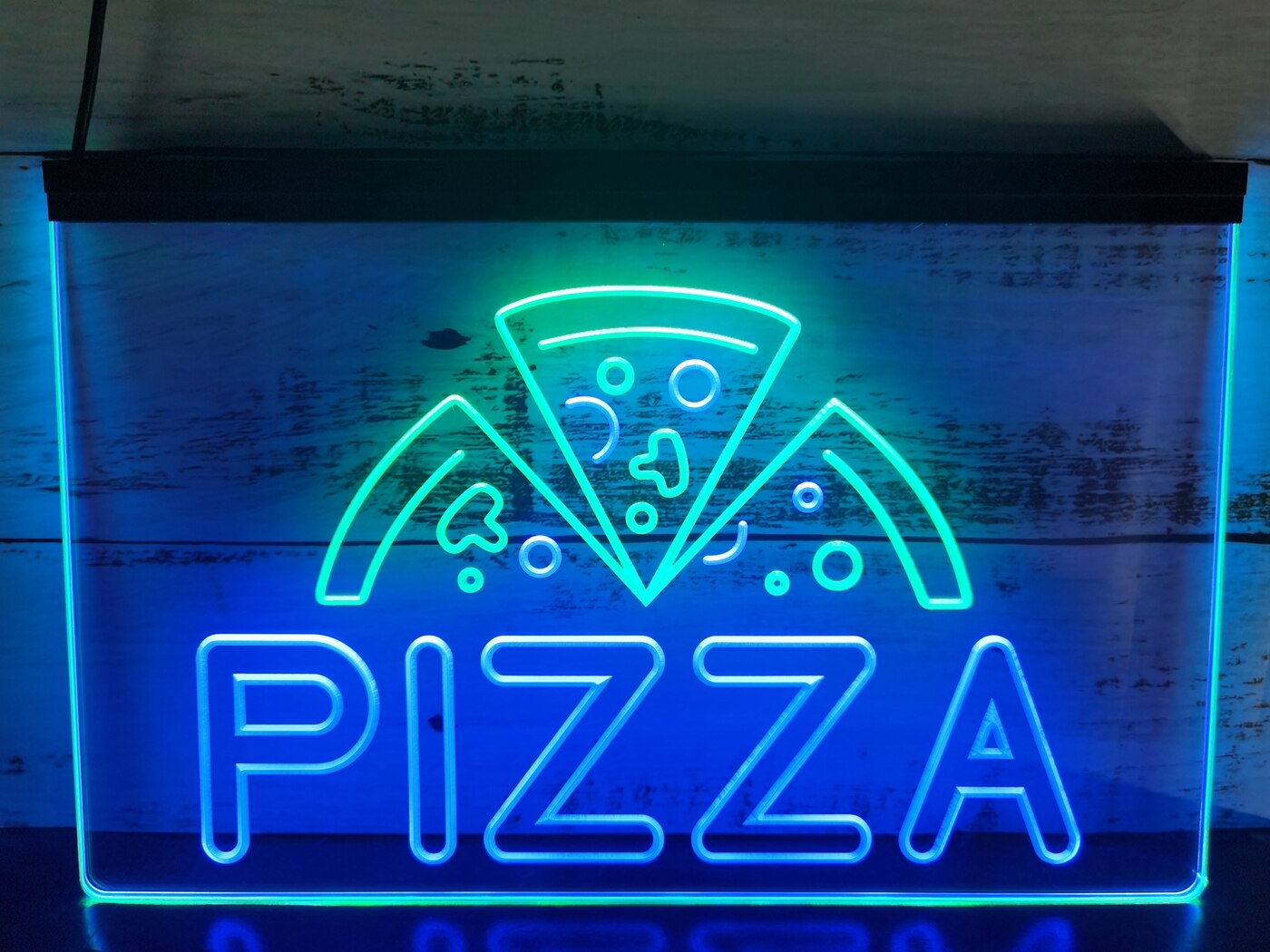 Pizza Two Tone Illuminated Sign